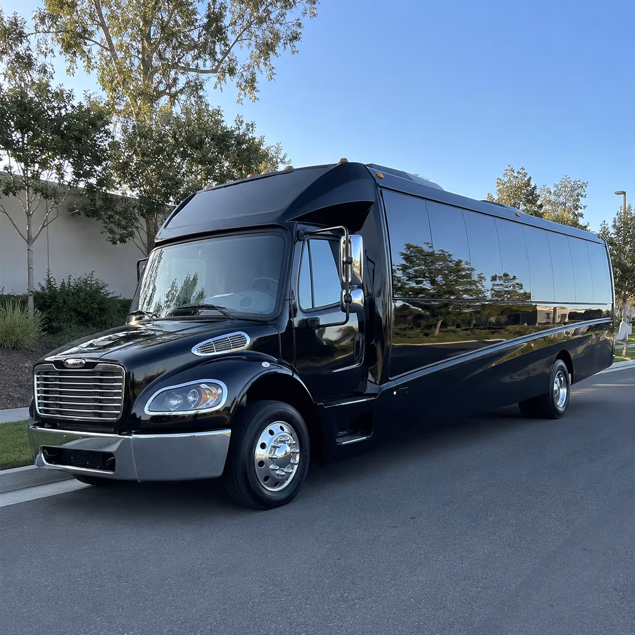browse a large selection of buses for prom night dinner on federal hill