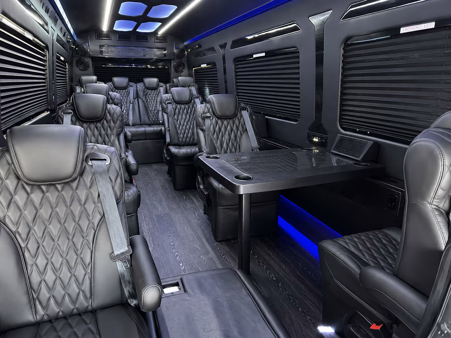 cranston private event transportation onboard seating
