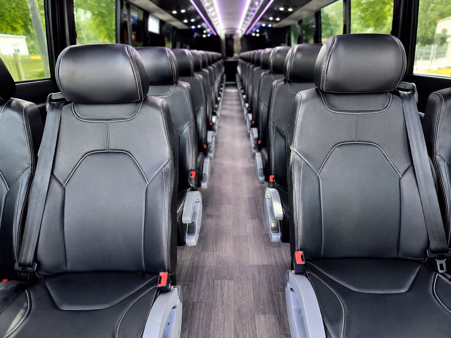 newton event transportation on a private charter bus