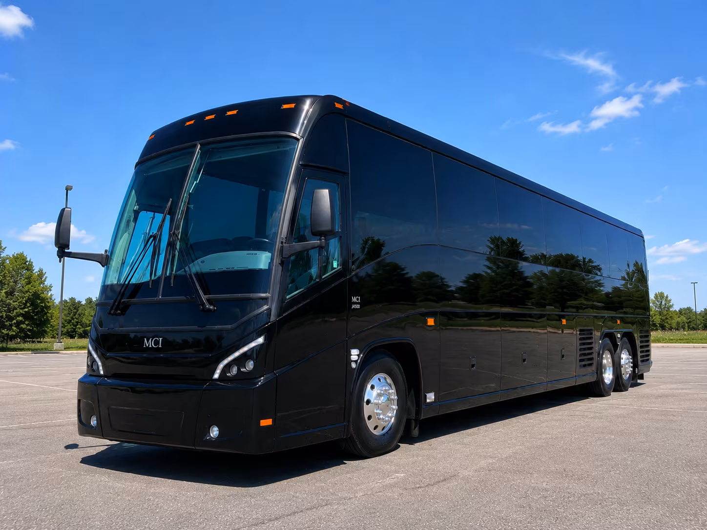 newton rent a long distance charter bus in newton